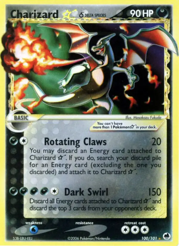 Card image of Charizard Star δ