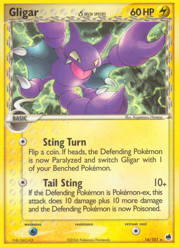 Card image of Gligar δ