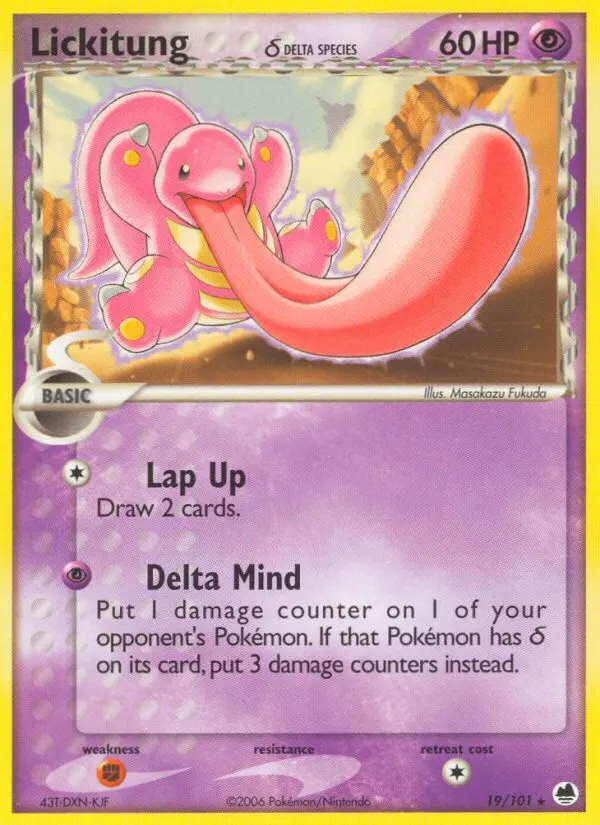 Card image of Lickitung δ