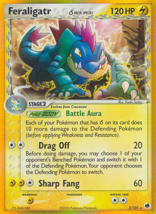 Card image of Feraligatr δ