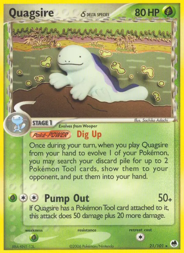 Card image of Quagsire δ