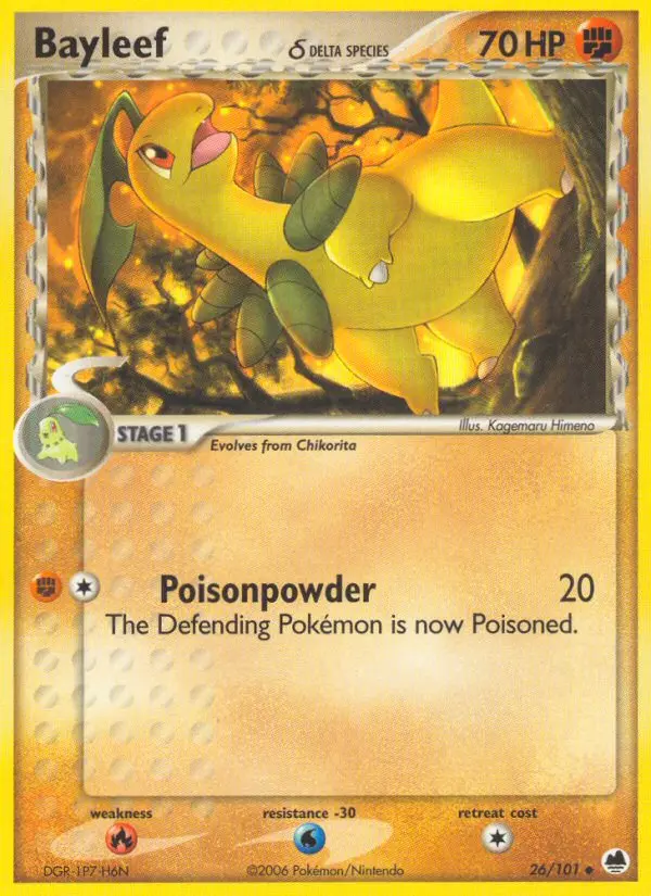 Card image of Bayleef δ