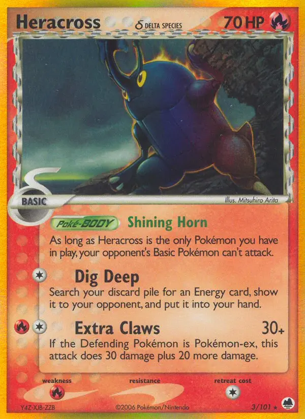 Card image of Heracross δ