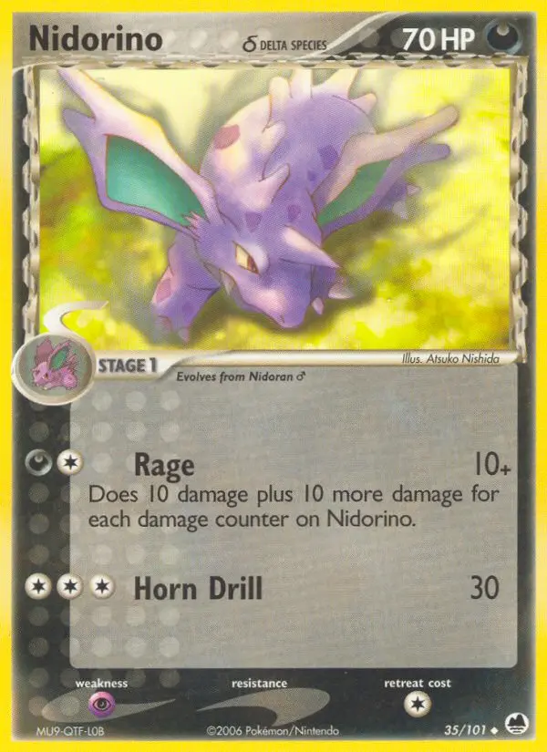 Card image of Nidorino δ