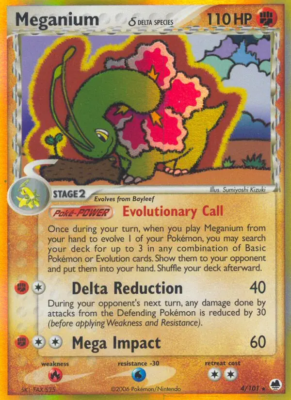 Card image of Meganium δ