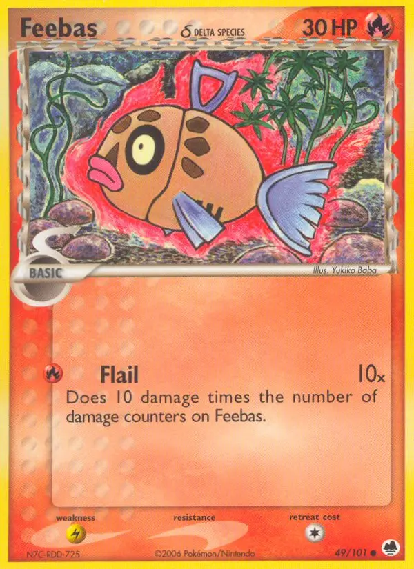 Card image of Feebas δ