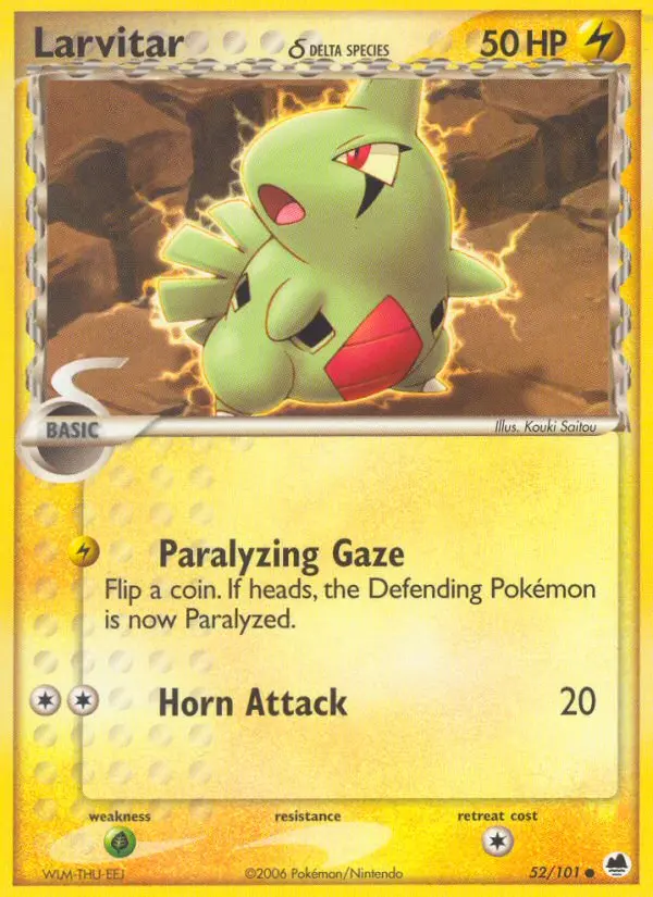 Card image of Larvitar δ