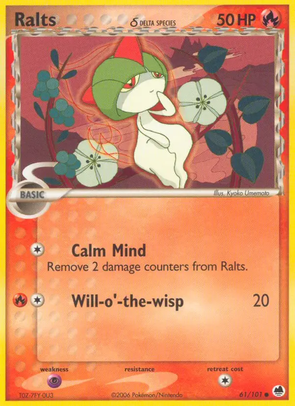 Card image of Ralts δ