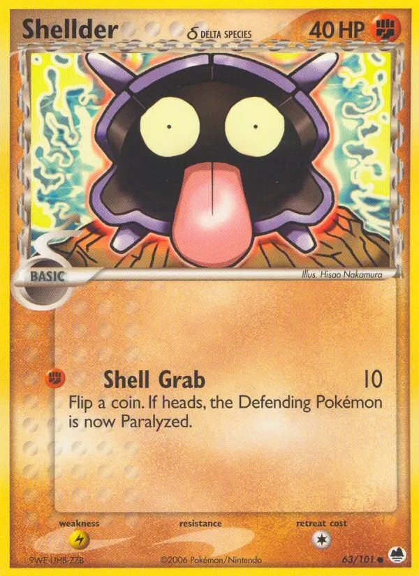 Card image of Shellder δ