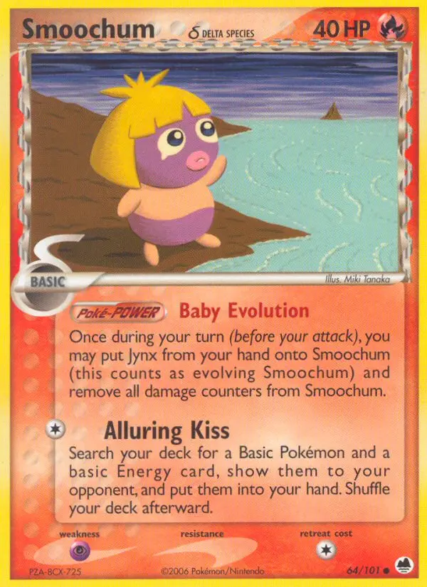 Card image of Smoochum δ