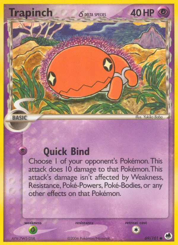 Card image of Trapinch δ