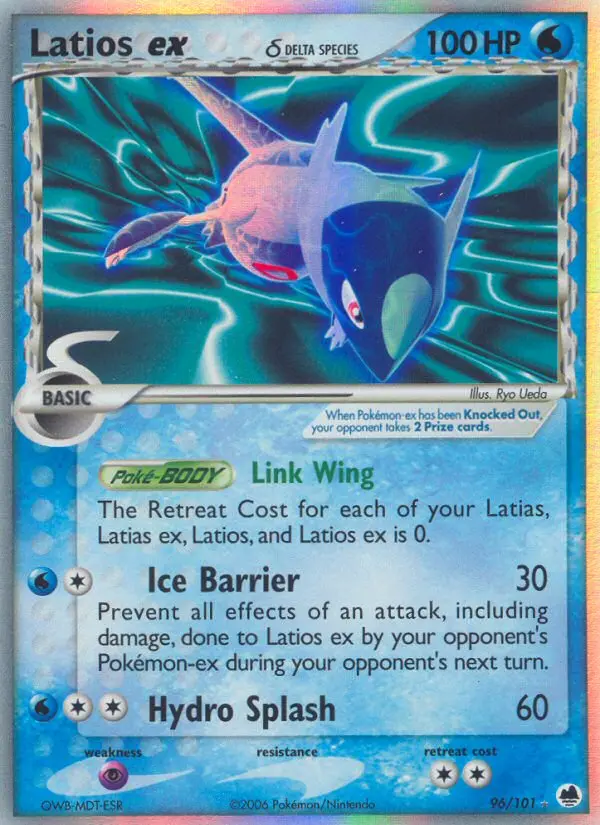 Card image of Latios ex δ