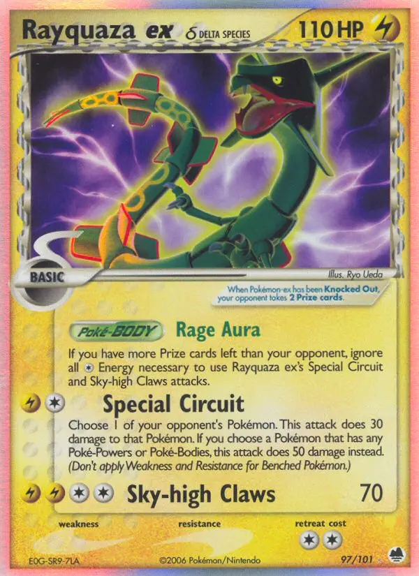 Card image of Rayquaza ex δ