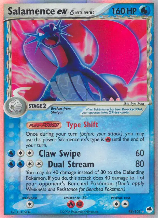 Card image of Salamence ex δ