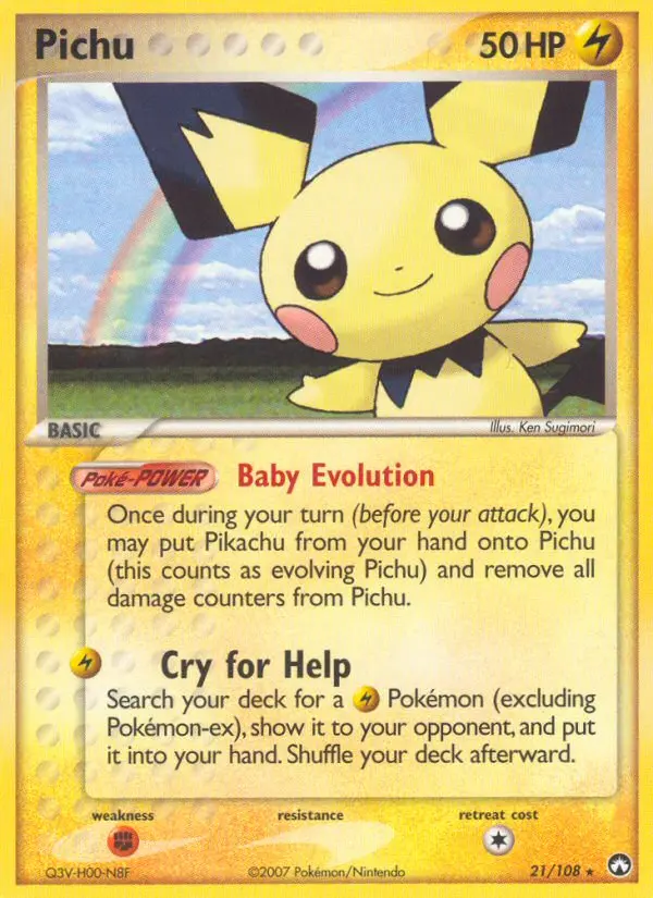 Card image of Pichu