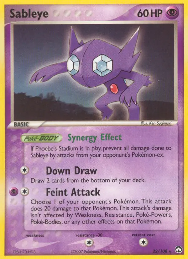 Card image of Sableye