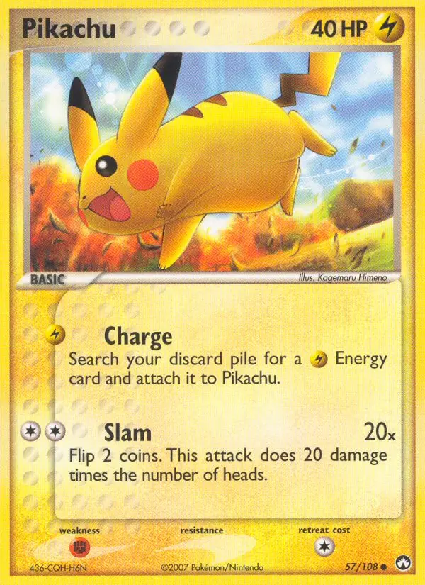 Card image of Pikachu
