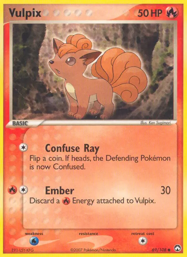 Card image of Vulpix