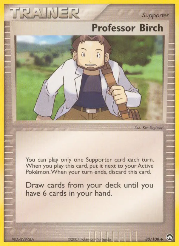 Card image of Professor Birch