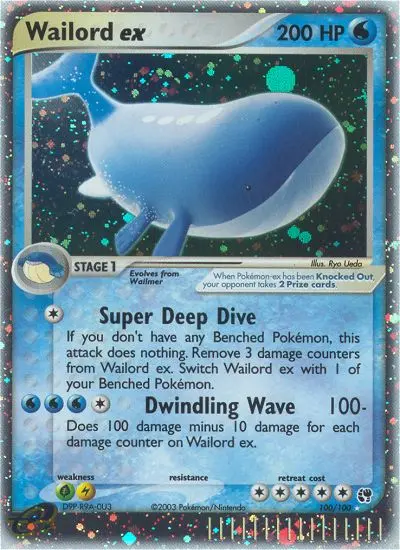 Card image of Wailord ex