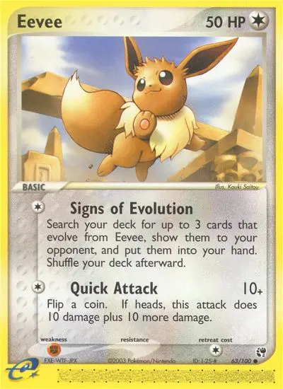 Card image of Eevee