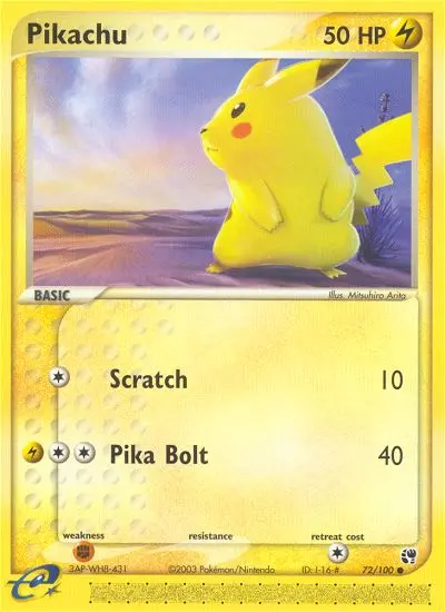 Card image of Pikachu
