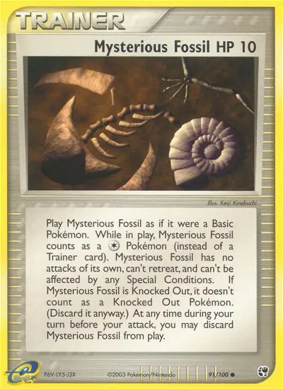Card image of Mysterious Fossil