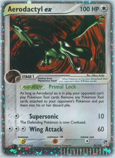 Card image of Aerodactyl ex