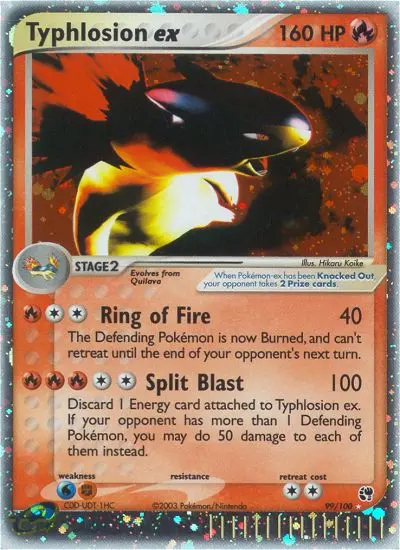 Card image of Typhlosion ex