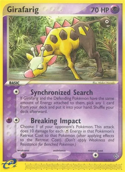 Card image of Girafarig