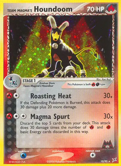 Card image of Team Magma's Houndoom
