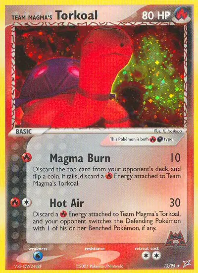 Card image of Team Magma's Torkoal
