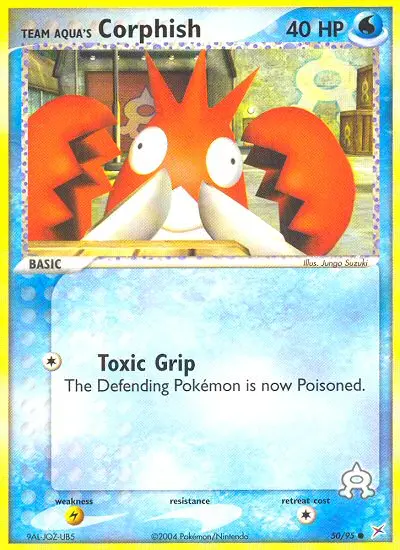 Card image of Team Aqua's Corphish