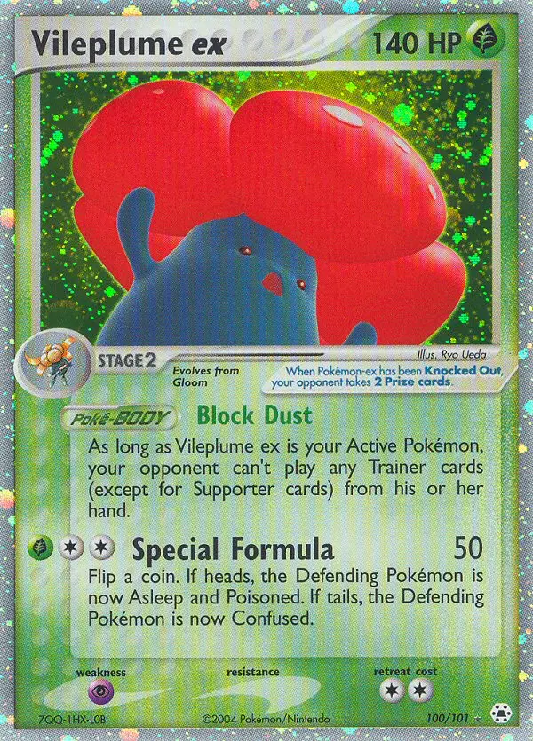 Card image of Vileplume ex