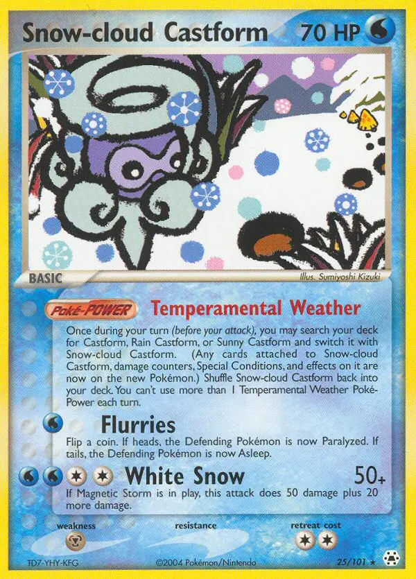 Card image of Snow-cloud Castform