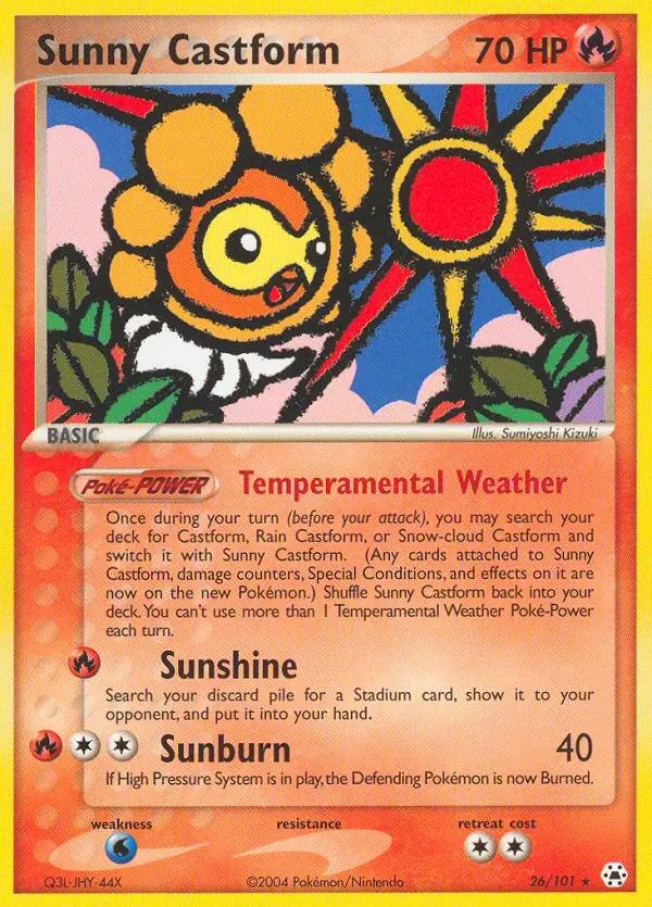 Card image of Sunny Castform