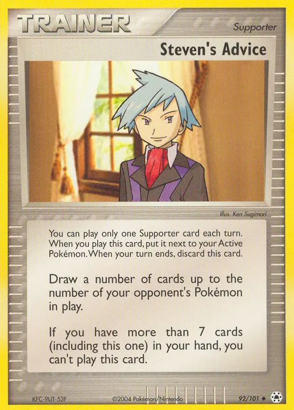 Card image of Steven's Advice