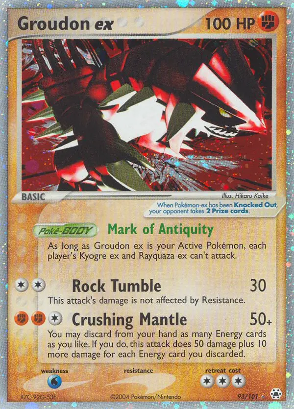 Card image of Groudon ex