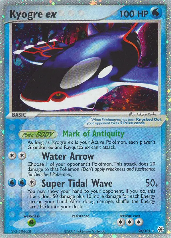 Card image of Kyogre ex