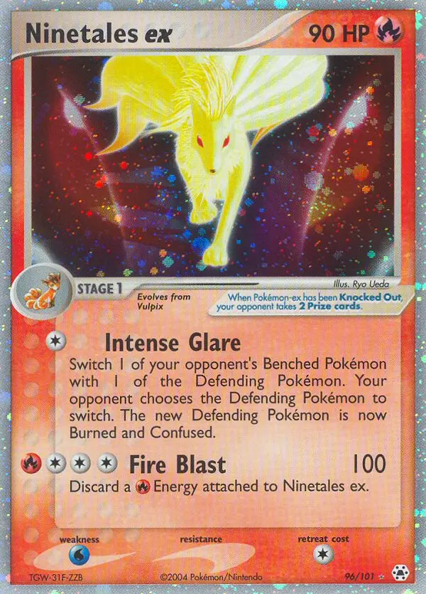 Card image of Ninetales ex