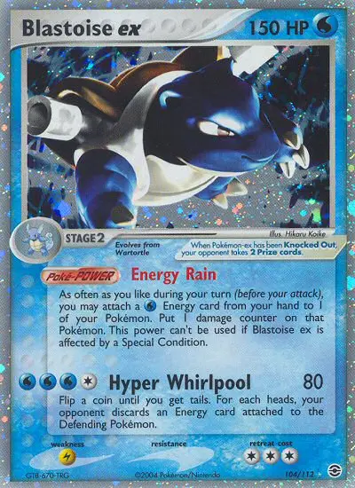 Card image of Blastoise ex