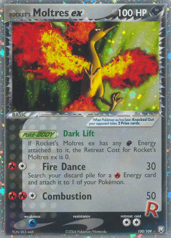 Card image of Rocket's Moltres ex