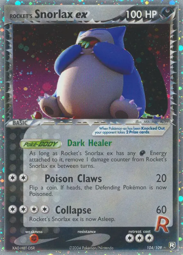 Card image of Rocket's Snorlax ex