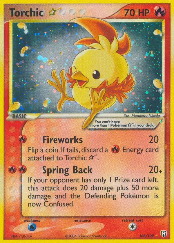Card image of Torchic Star
