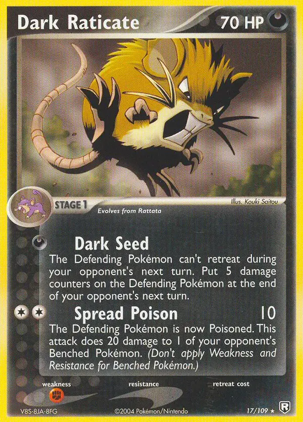 Card image of Dark Raticate
