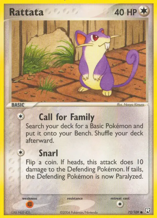 Card image of Rattata