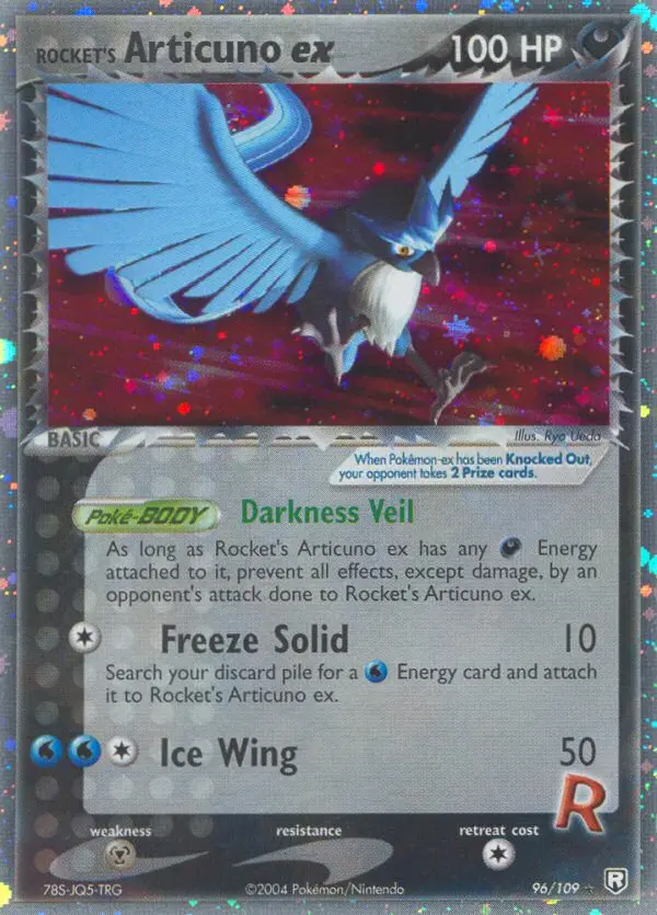 Card image of Rocket's Articuno ex