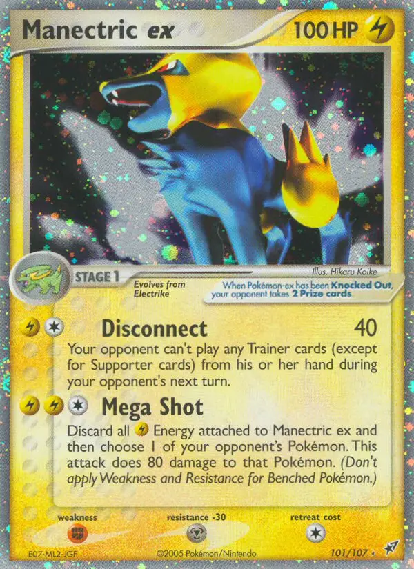 Card image of Manectric ex