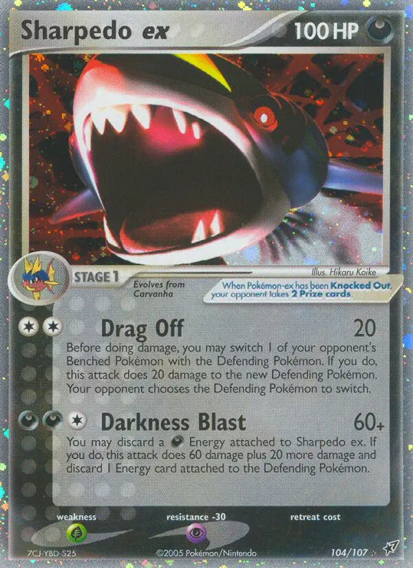 Card image of Sharpedo ex