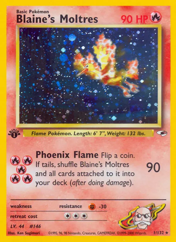 Card image of Blaine's Moltres